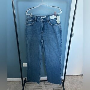 Abercrombie & Fitch Straight Leg Blue Jeans